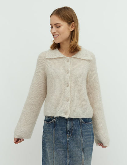 MbyM - Larya-M Cardigan - Oat Melange