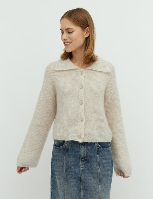 MbyM - Larya-M Cardigan - Oat Melange