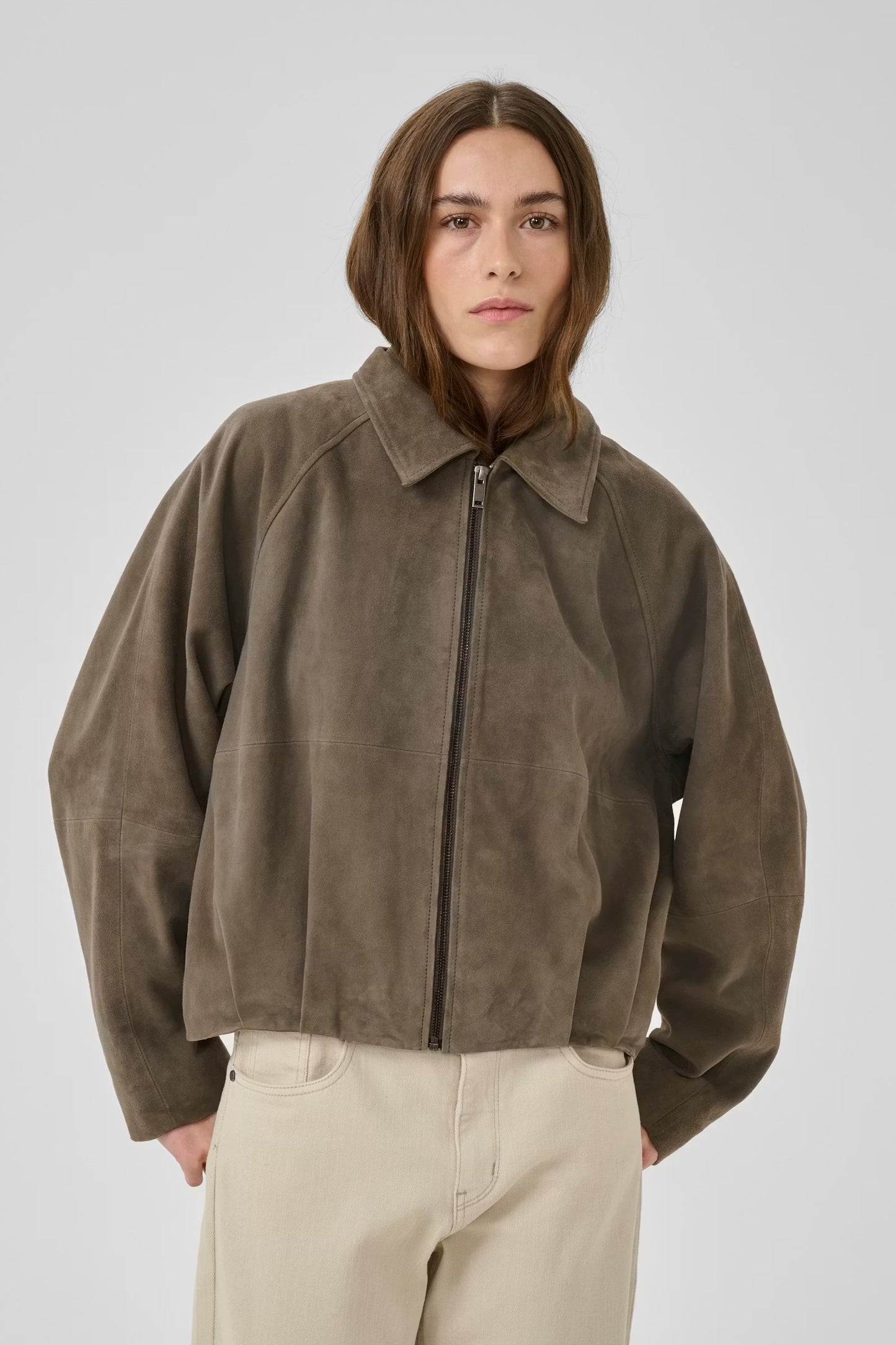 My Essential Wardrobe - MWPetra Suède jas