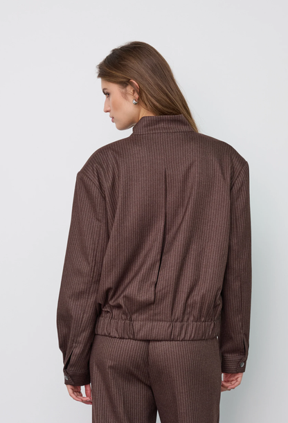 Co’Couture - SinaCC Pin Jacket - Dark Brown