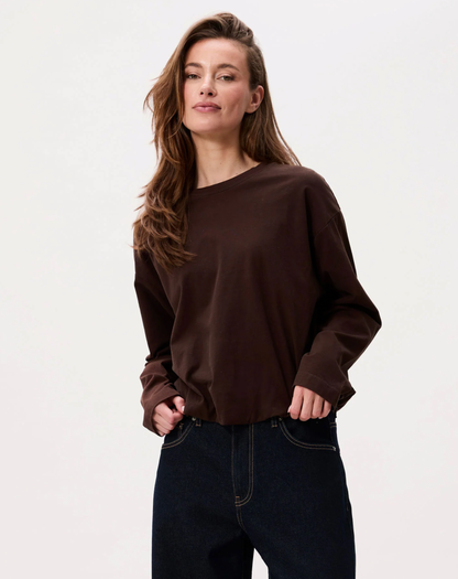 Catwalk Junkie - Tuck in long sleeve - Dark Cacao