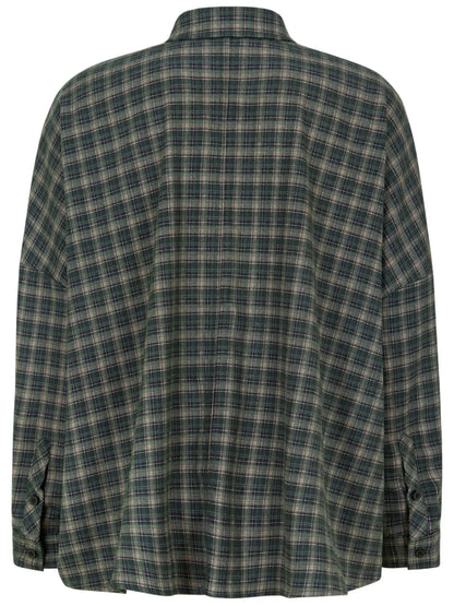 TOODAY - TDDina Oversize Shirt - Green Check