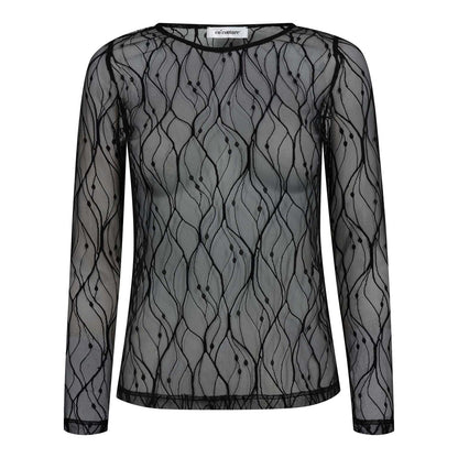 Co’Couture - MercyCC Mesh O-Blouse