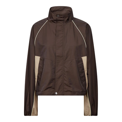 Co’Couture - AloraCC Block Jacket Dark Brown
