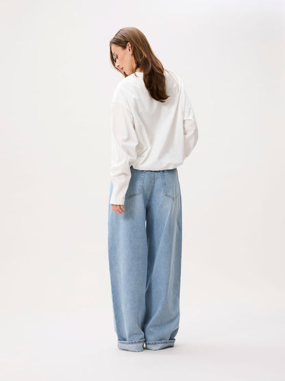 Catwalk Junkie - Tuck in long sleeve - Off white