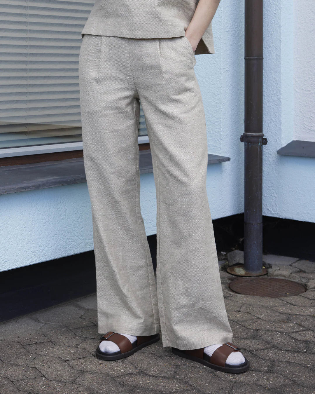Esmé Studios - ESKaya Pants - Brownie Mélange