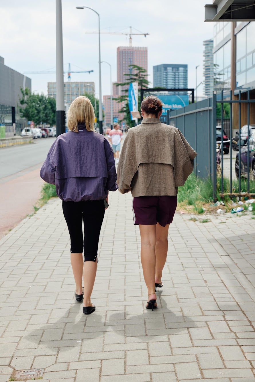 CATWALK JUNKIE - Check cape jacket