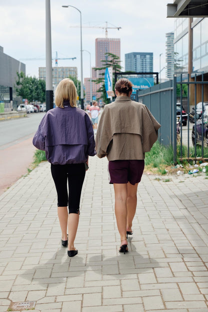 CATWALK JUNKIE - Check cape jacket