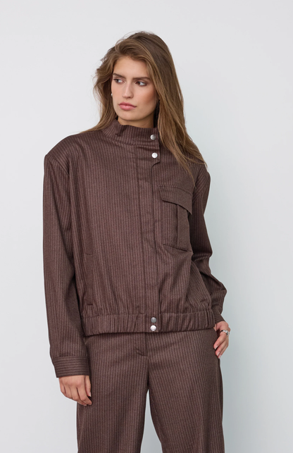 Co’Couture - SinaCC Pin Jacket - Dark Brown