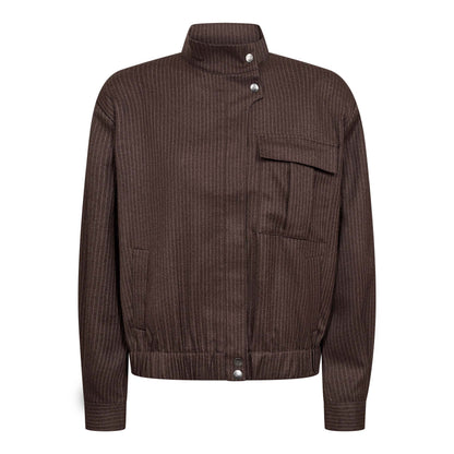 Co’Couture - SinaCC Pin Jacket - Dark Brown