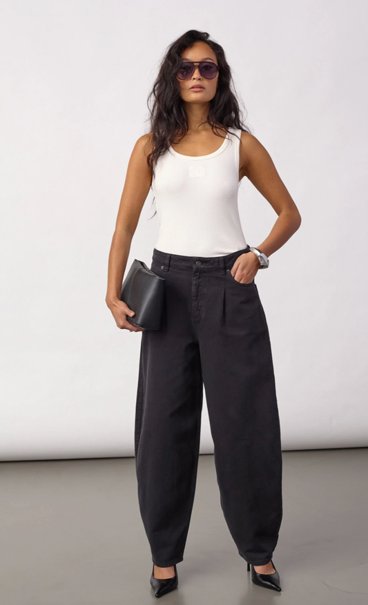 Co’Couture - AkiraCC Barrel Pant Black