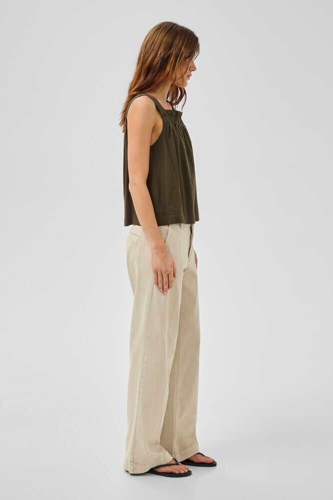 My Essential Wardrobe - Pant Wide MWLara 149 - Oatmeal