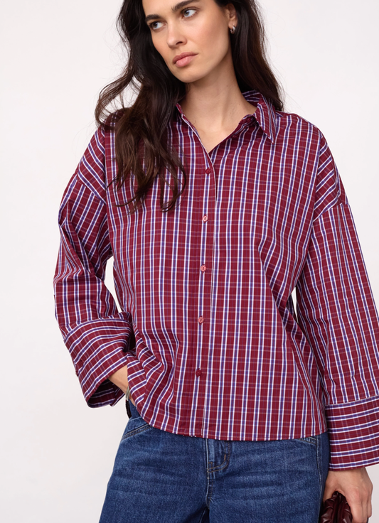 Co’Couture - ReneeCC Check Cuff Shirt