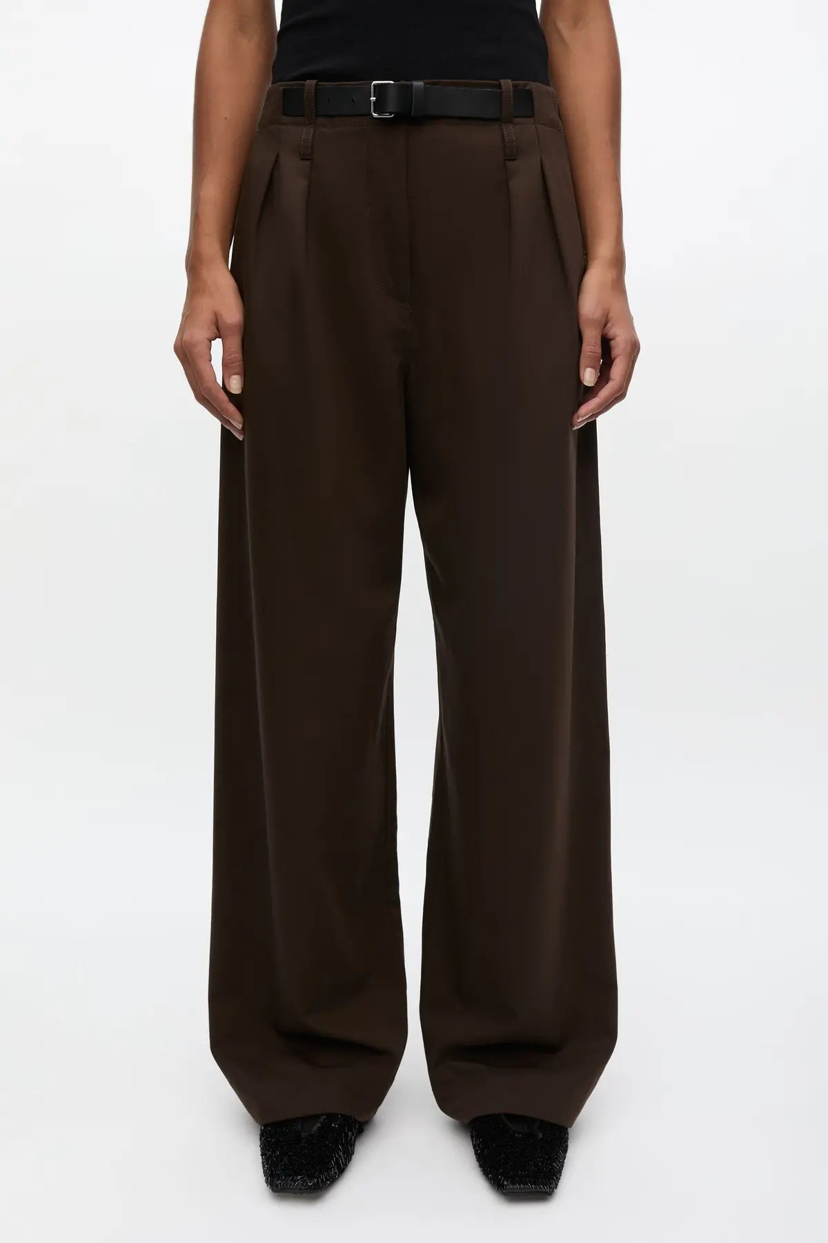 Samsøe Samsøe - Saiben Belt Trousers 16325 - Delicioso Mel.