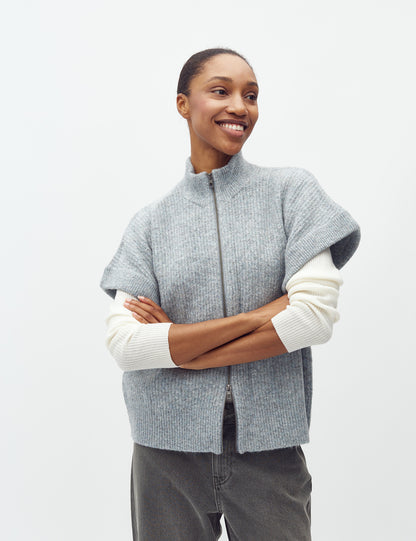 MbyM - Roselina Short-M Vest - Tradewinds Grey