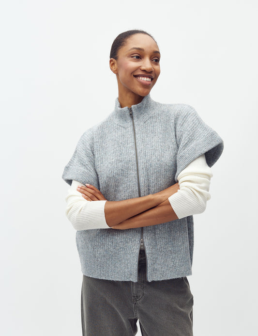 MbyM - Roselina Short-M Vest - Tradewinds Grey