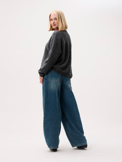 CATWALK JUNKIE. - Super Soft Merino Knit - Dark Grey Melange