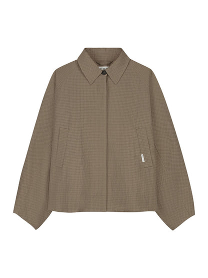 CATWALK JUNKIE - Check cape jacket