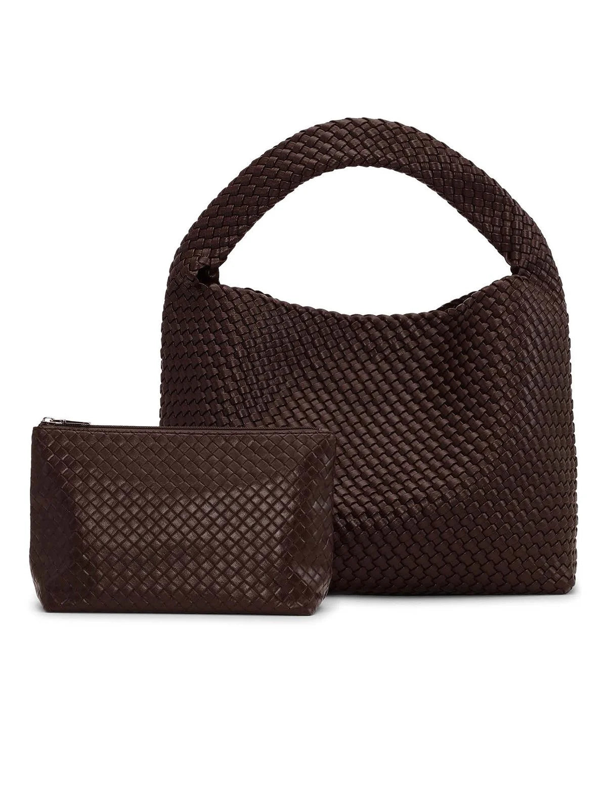 SUI AVA - Woven Daily Shopper + Pouch - Brown