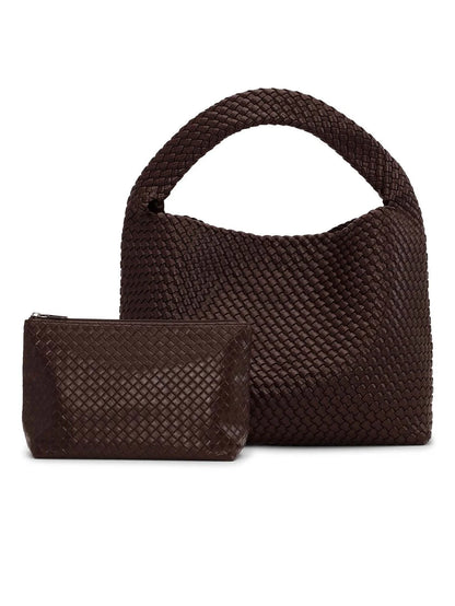 SUI AVA - Woven Daily Shopper + Pouch - Brown