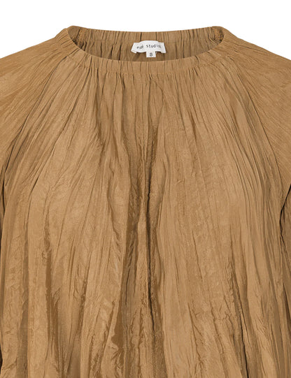 Esmé Studíos - ESTova LS Blouse GRS - Chipmunk