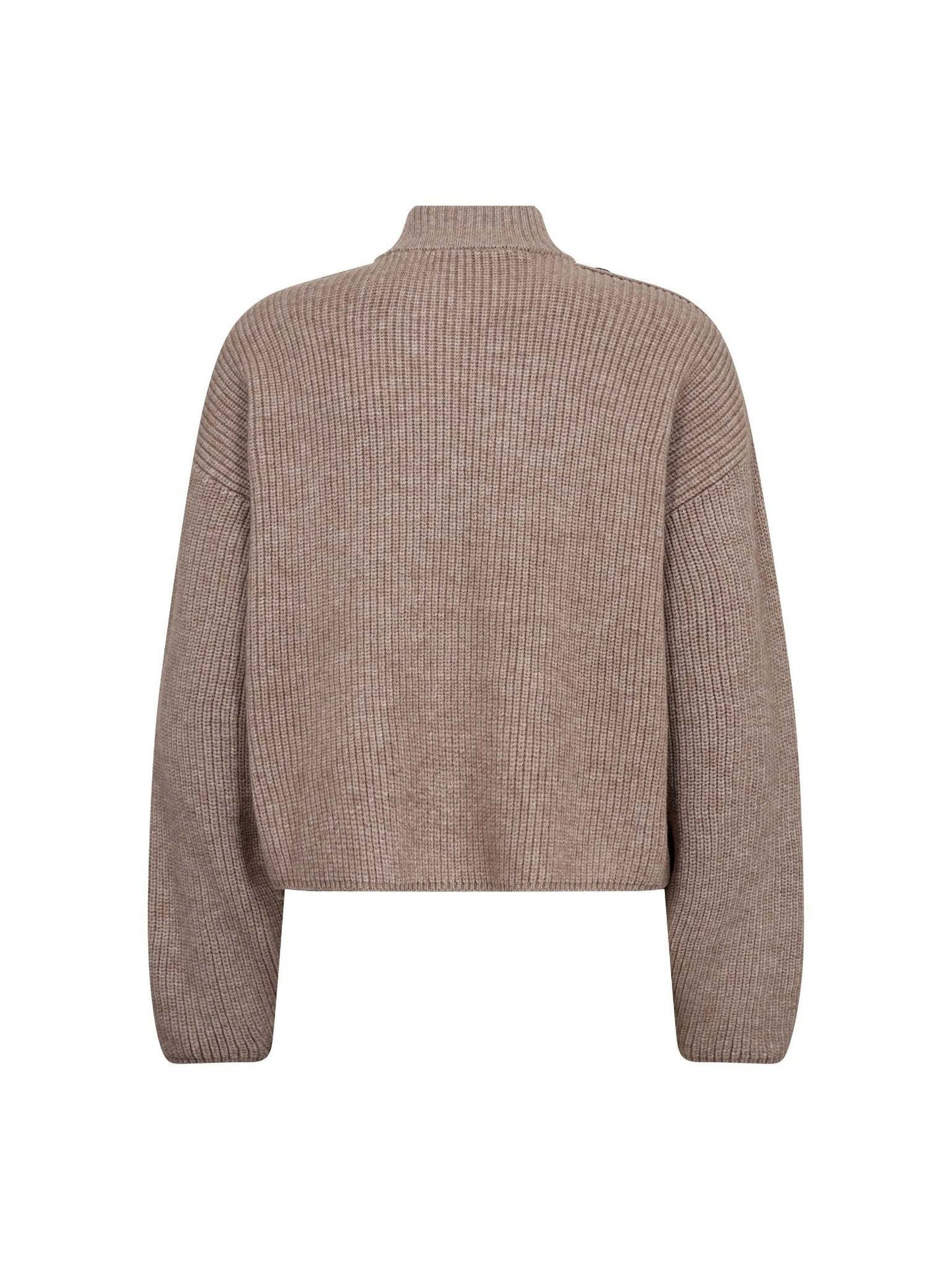 Co’Couture - RowCC Utility Cardigan - mink