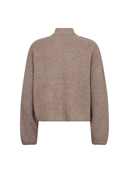 Co’Couture - RowCC Utility Cardigan - mink