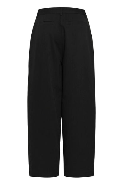 My Essential Wardrobe - MWEvelina Barrel Pants - Black (Long)