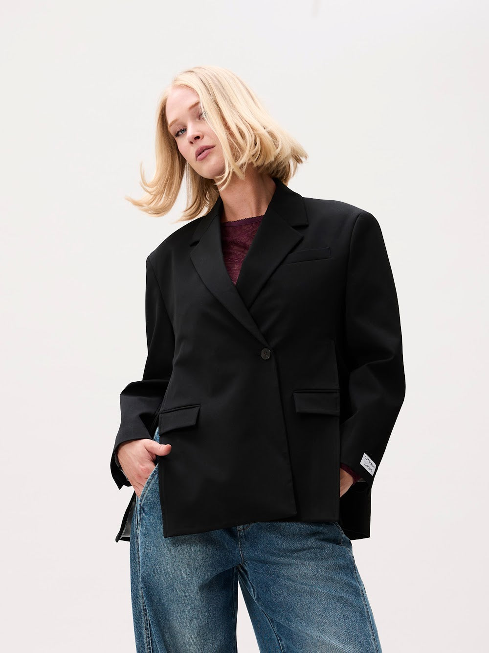 CATWALK JUNKIE. - Blazer with Slits - Black