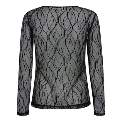 Co’Couture - MercyCC Mesh O-Blouse