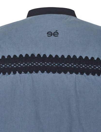 Esmé Studíos - ESMalula Bomber Jacket - Blue Nights