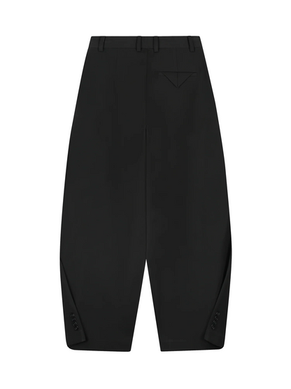 CATWALK JUNKIE. - Barrel Fit Tailored Trousers - Black