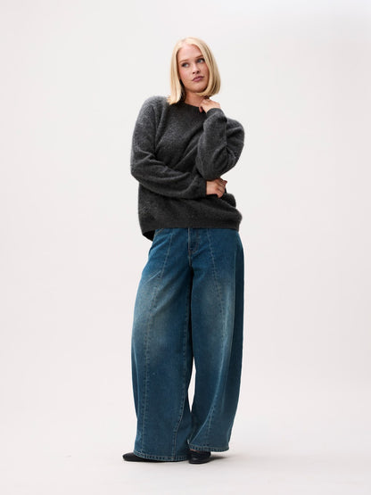 CATWALK JUNKIE. - Super Soft Merino Knit - Dark Grey Melange