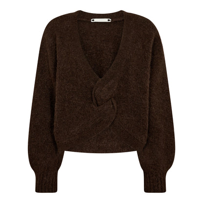 Co’Couture - CozyCC Twist Back Knit