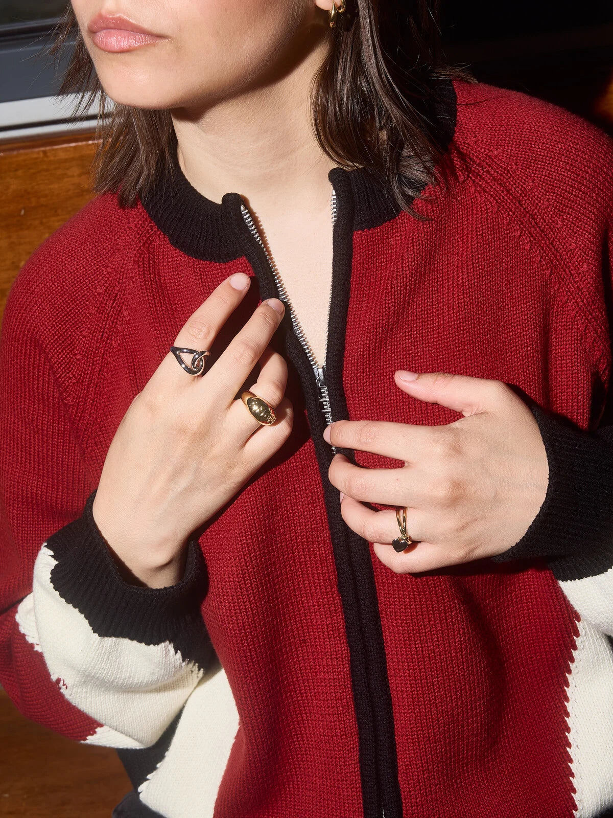Les Soeurs - bomber cardigan Lana