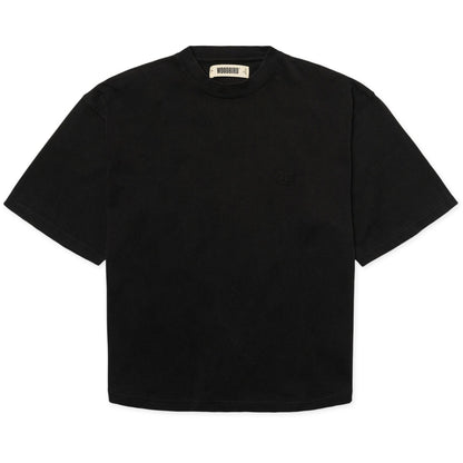 Woodbird - WBJuno Warp Acid Tee - Washed Black
