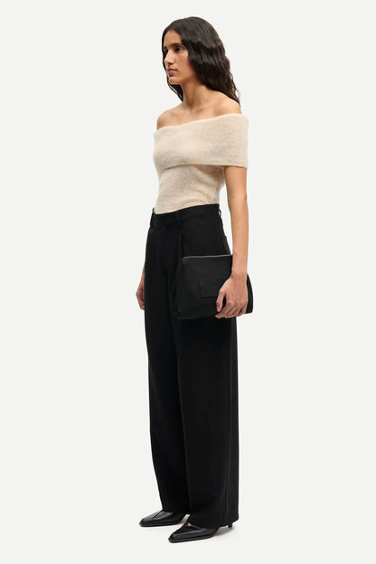 Samsøe Samsøe - Saharper Pleat Trousers Black