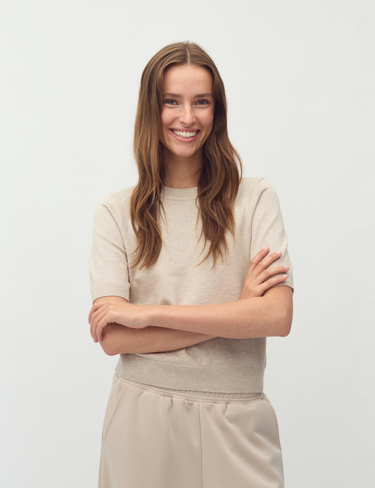 MbyM - Carla-M Knit - Oyster Melange