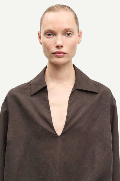 Samsøe Samsøe - Sadaphne Shirt - Mulch