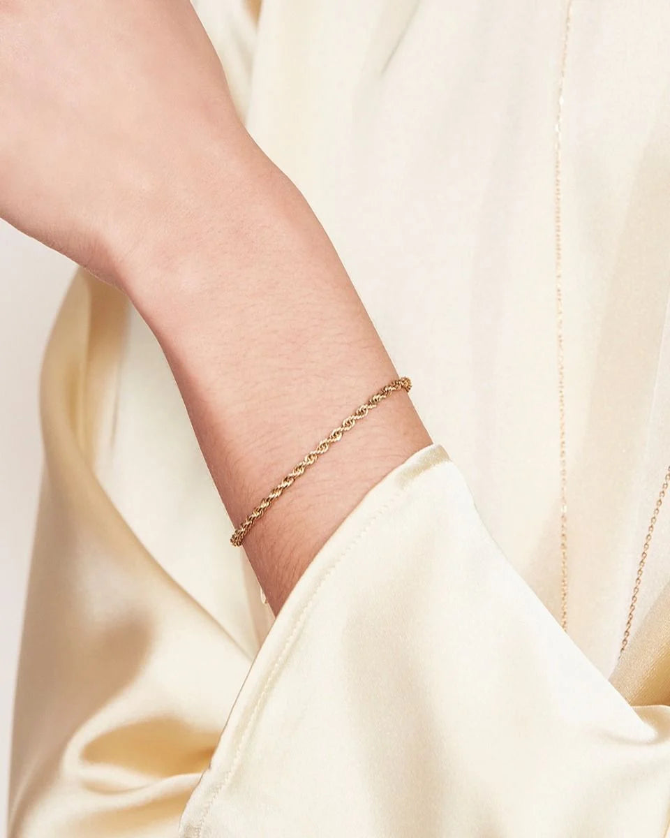 EDBLAD - Rope Chain Bracelet Gold