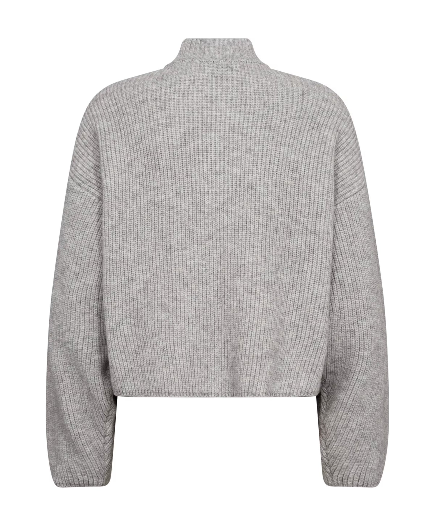 Co’Couture - RowCC Utility Cardigan - grey melange
