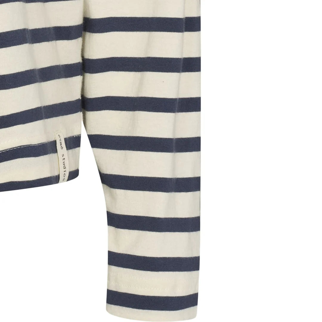 Esmé Studios - ESSigne LS Striped Top GOTS - Blue Nights