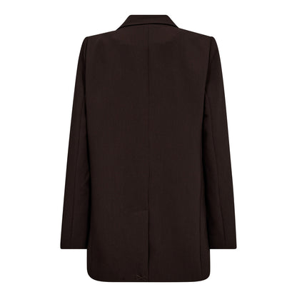 Co’Couture - VolaCC Single Oversize Blazer - Dark Brown