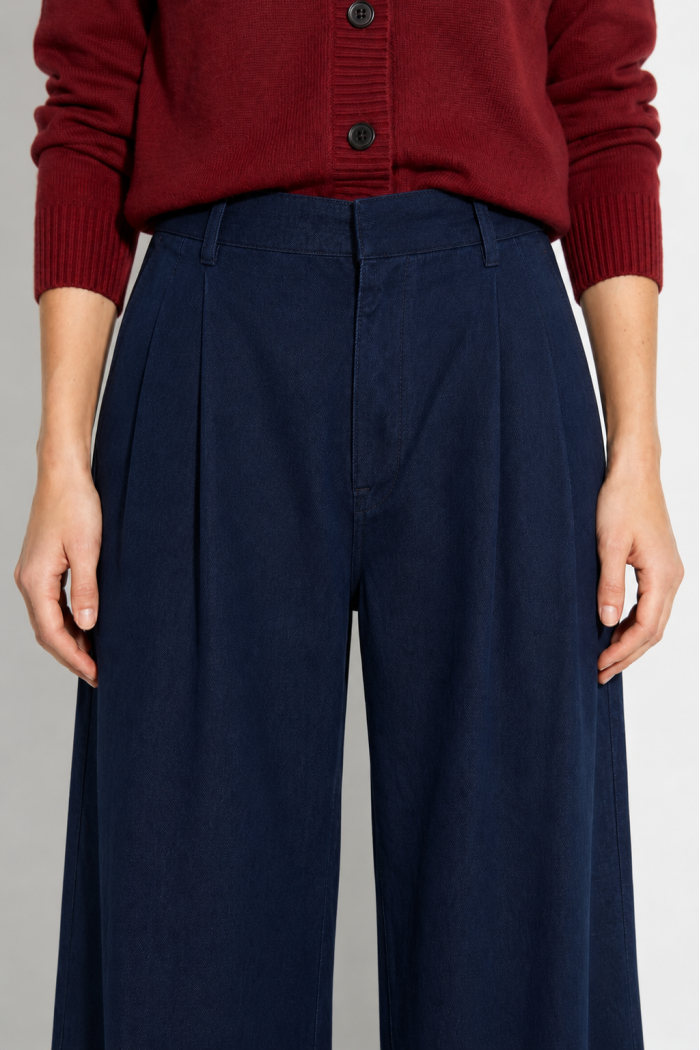 IMPREVU - Marineblauw Rio Lycoell-broek