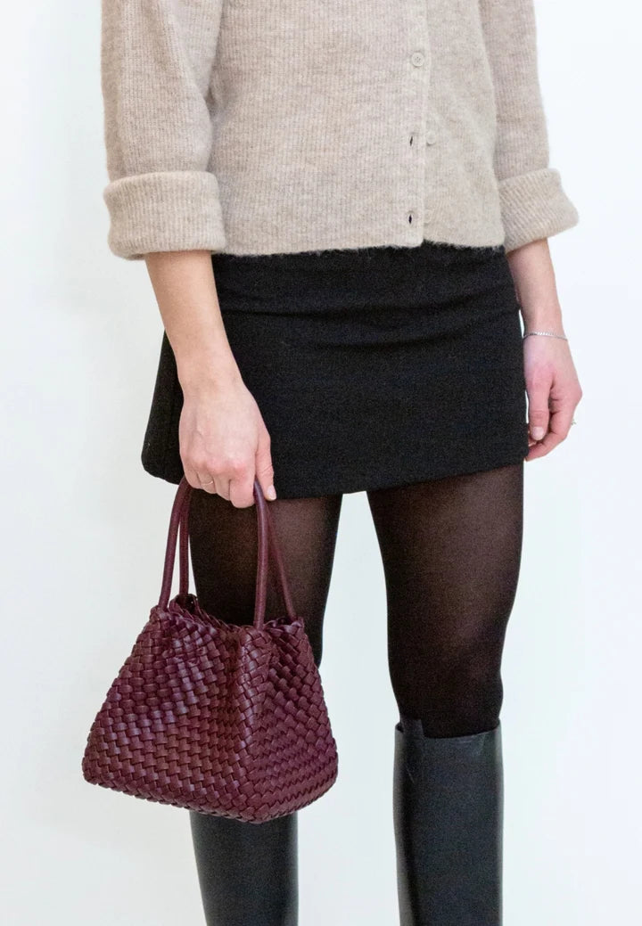 HVISK - Lily Braided - Deep Burgundy