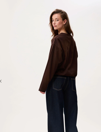 Catwalk Junkie - Tuck in long sleeve - Dark Cacao