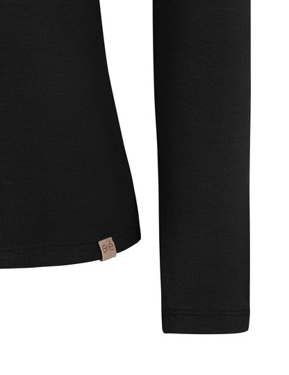 Esmé Studios - ESPenelope LS O-neck Slim T-shirt - Black