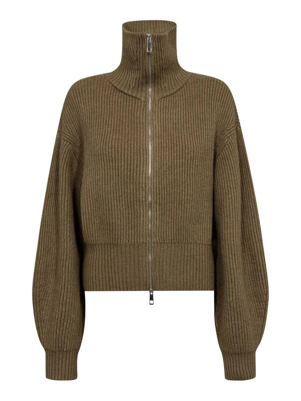 Co’Couture - RowCC Zip Knit Cardigan