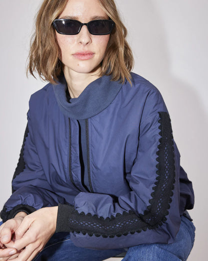 Esmé Studíos - ESMalula Bomber Jacket - Blue Nights
