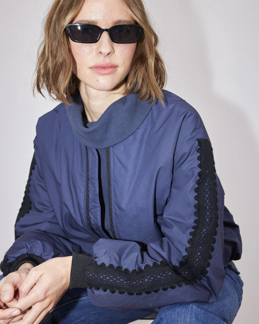 Esmé Studíos - ESMalula Bomber Jacket - Blue Nights